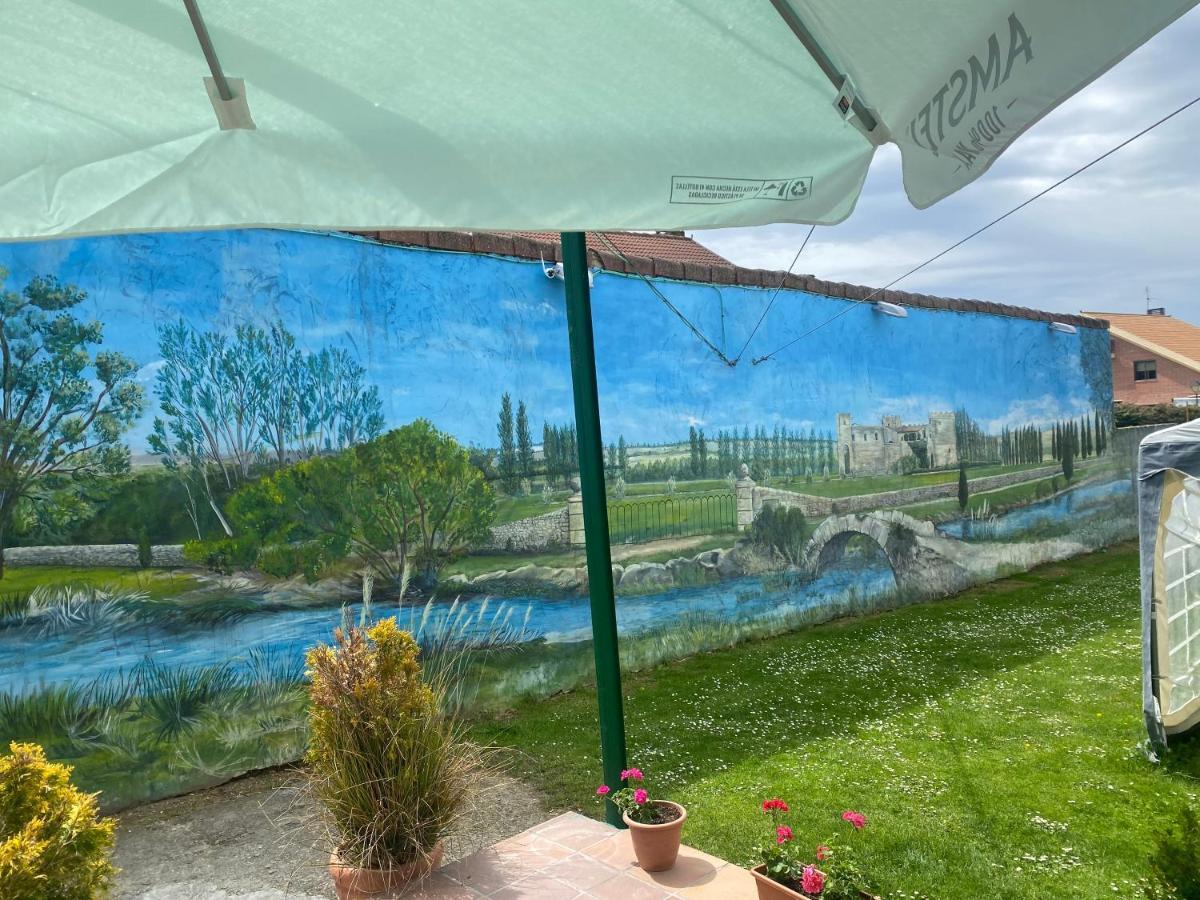Hostal Restaurante Rio Ubierna Quintanilla-Vivar Buitenkant foto